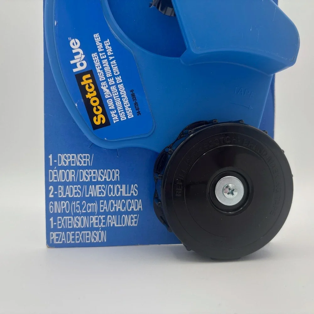 ScotchBlue 3M Tape Paper Dispenser M1000-SBN Blue Painting Masking Tool NEW DIY